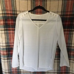White Long Sleeve Blouse